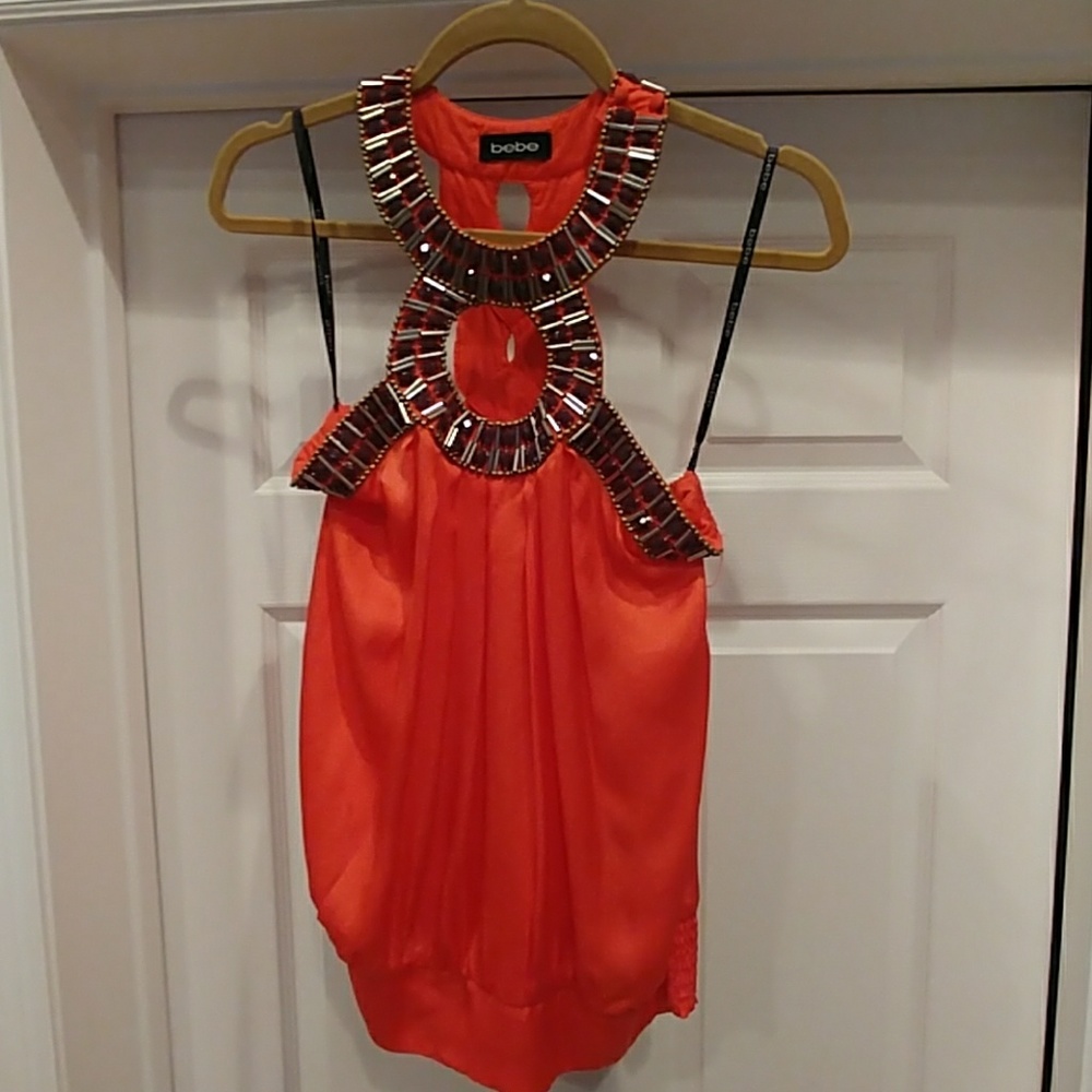 Silk jeweled ..great with jeans/ sandals or heels